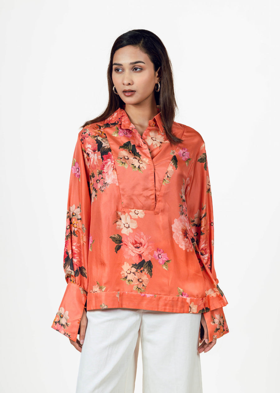Tina Burnt Sienna Top