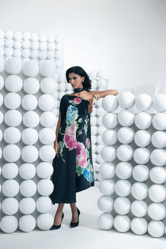 Shyla Black One Shoulder Dress
