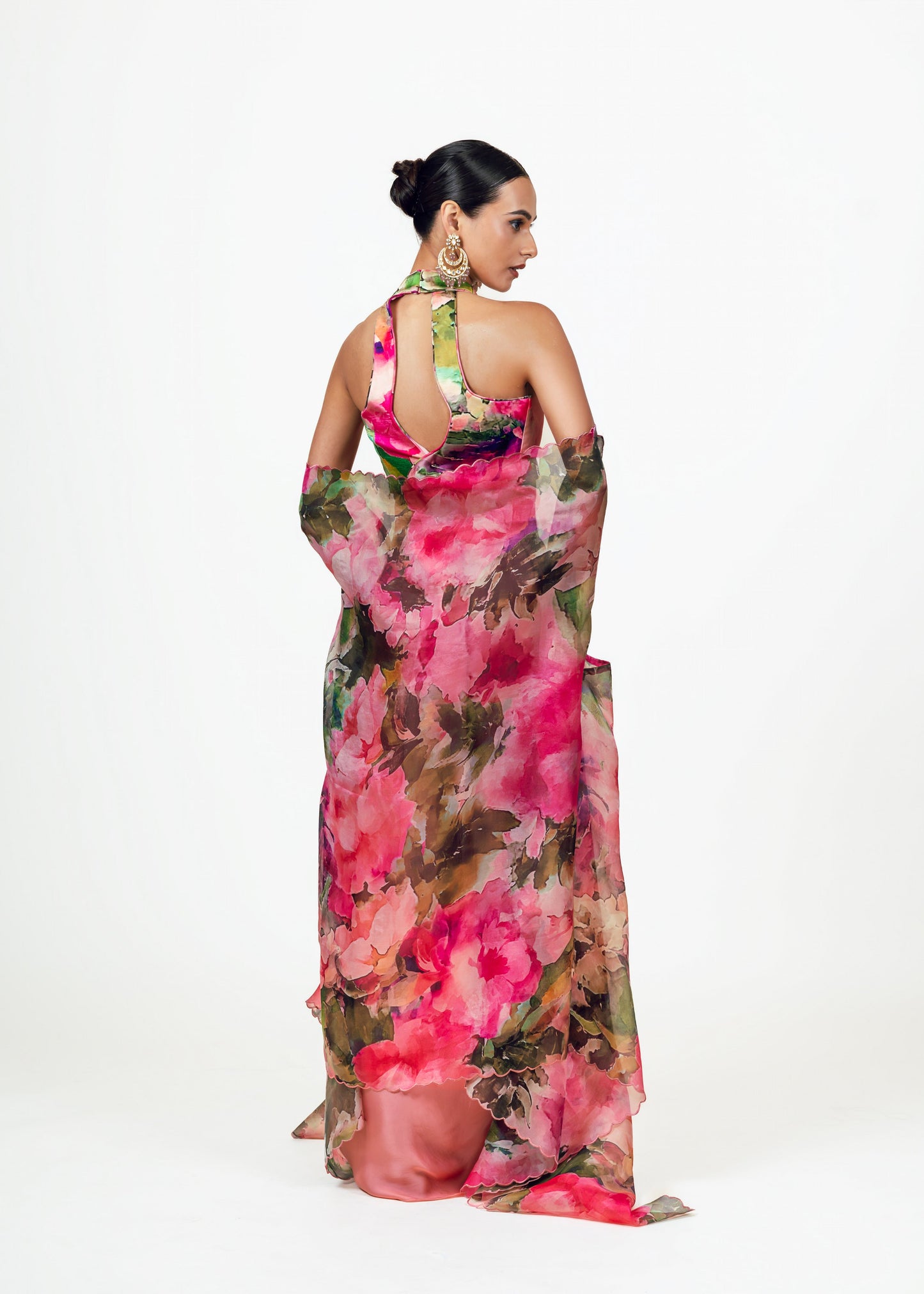 Ruby Fuschia Cape Set