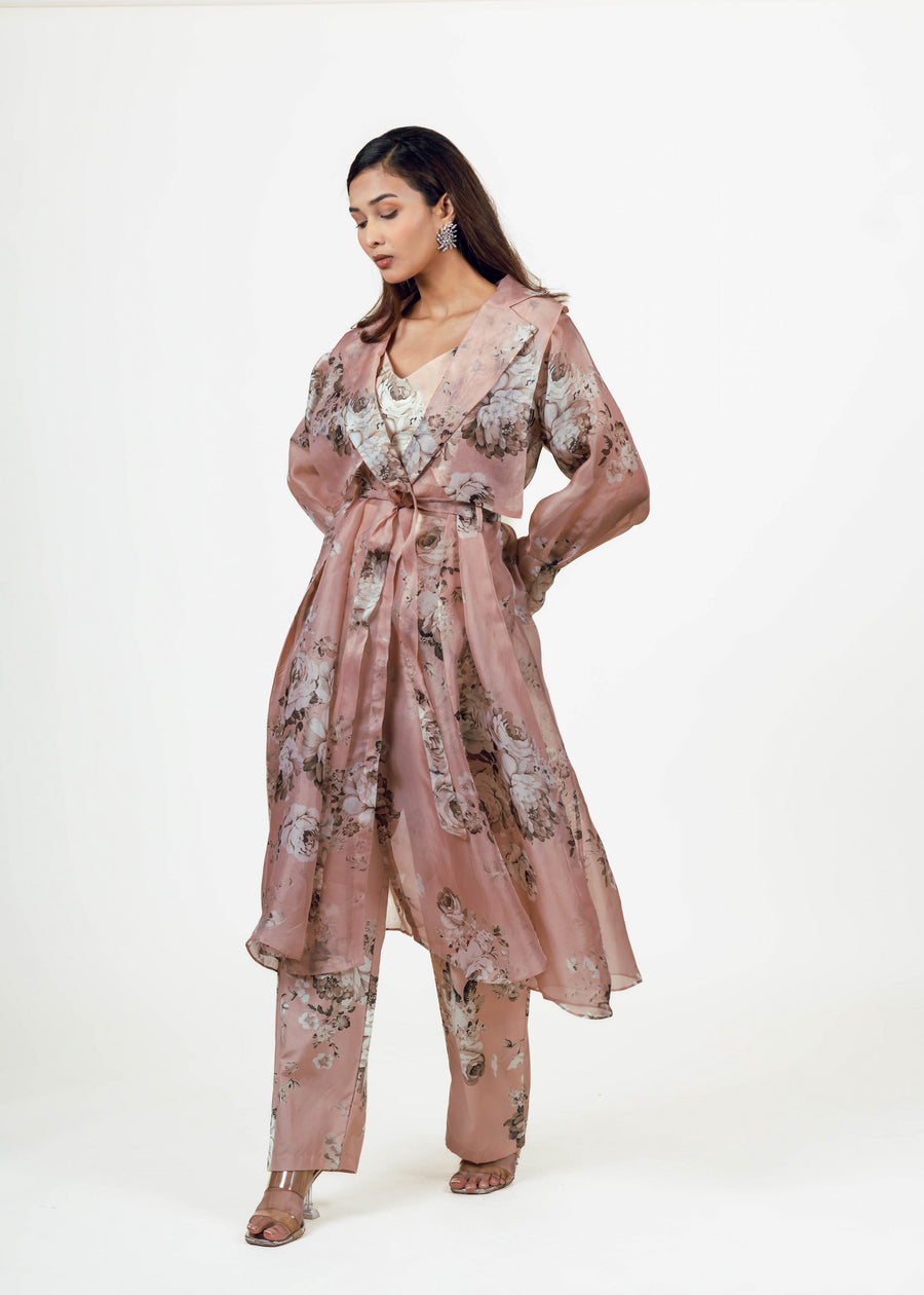 Tara Trench and Pant Set