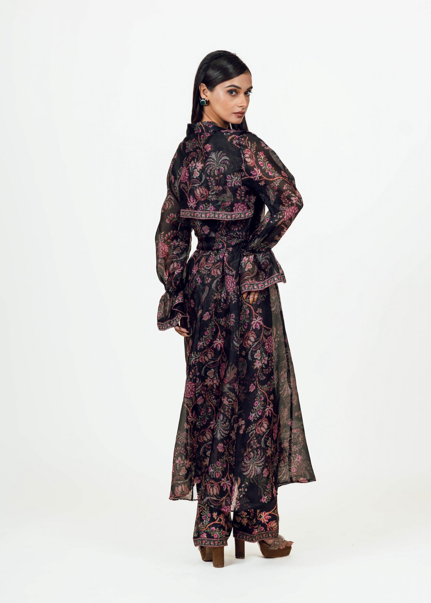 Alka Trench and Pant Set