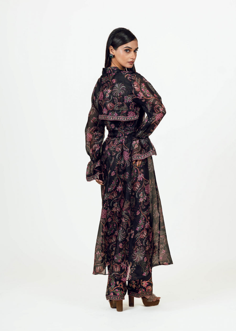 Alka Trench and Pant Set
