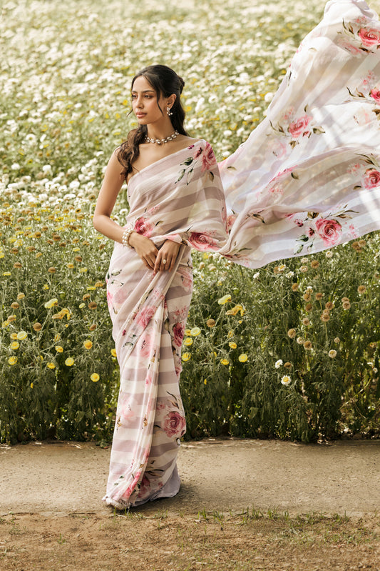 Annie Lavender Saree - Studio 113 Indian designer saree for women